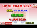 RWA UPSI 4 JAN WEEKLY MOCK TEST ANALYSIS FULL SOLUTION BY P.K. SIR