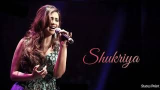 Shukriya Shreya Ghoshal Status | Shreya Ghoshal Song Whatsapp Status Video lyrics Status Point