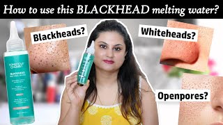 Conscious Chemist Blackhead Melting Water Review | Does It Really Melt😮 Blackheads & Whiteheads??