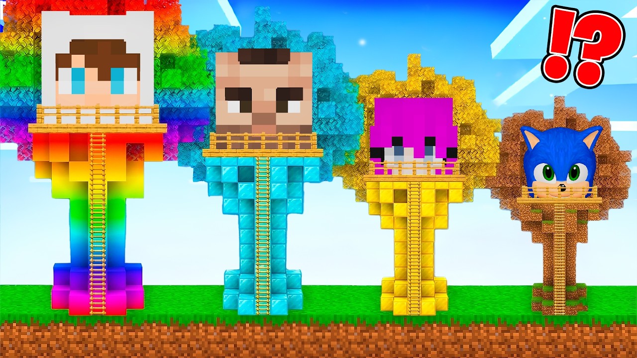 ZENGİN ENES VS FAKİR BEBEK SONİC AĞAÇ EV SAVAŞI 😱 Minecraft