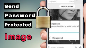 How to Send Password Protect Image on Whatsapp - Whatsapp Tricks