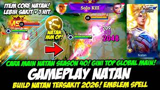 NATAN EMBLEM MARKSMAN OP❗CARA MAIN NATAN SEASON 40❗BUILD NATAN TERSAKIT 2026❗TOP GLOBAL NATAN