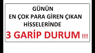 Günün En Çok Para Gi̇ren Çikan Hi̇sselerde 3 Gari̇p Durum Bist Borsa Para Şi̇rket Coin Share Altin