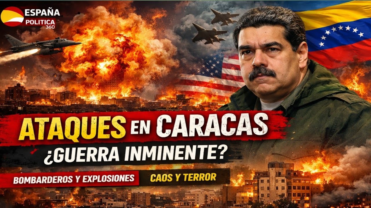 ¿Caracas fue atacada? Explosiones y videos ciudadanos en varios puntos de la capital.