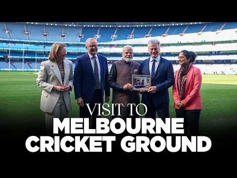 LIVE: PM Modi visits Melbourne Cricket Ground in Australia