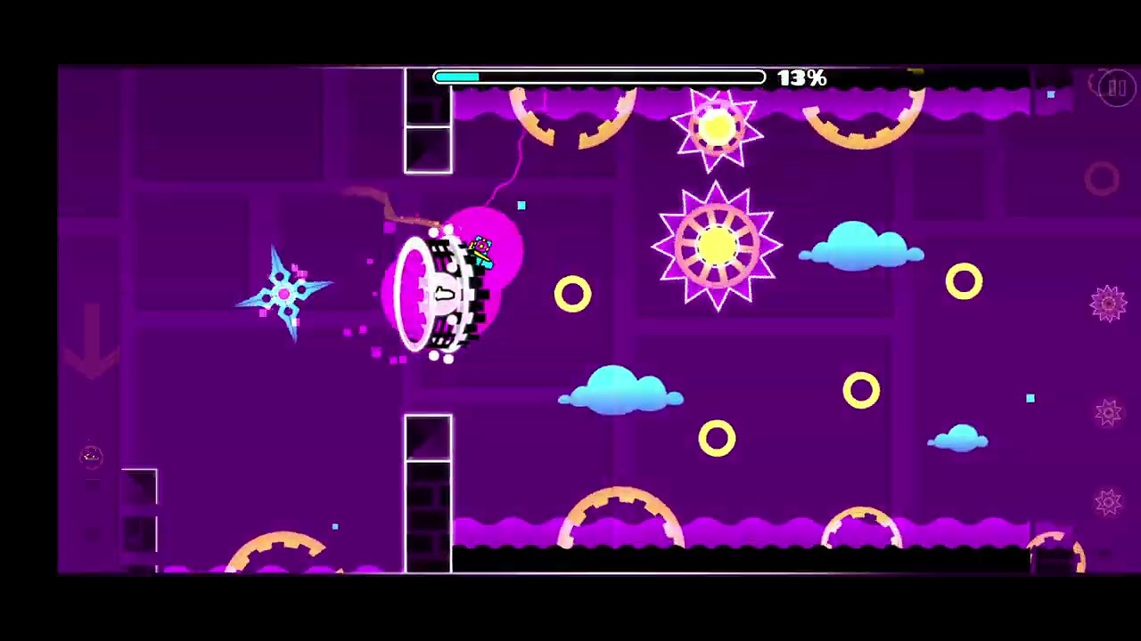 pt 5 of me playing geometry dash - YouTube