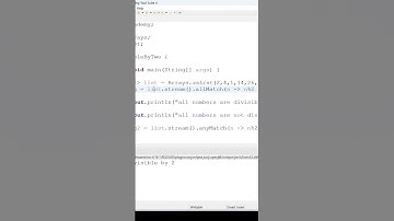 Check given list of numbers are divisible by 2 or not