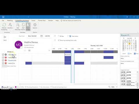 Meetings on Outlook