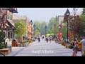 Bear Street in Banff 4K Walking Tour after Reconstruction summer 2021 - Alberta Canada Travel