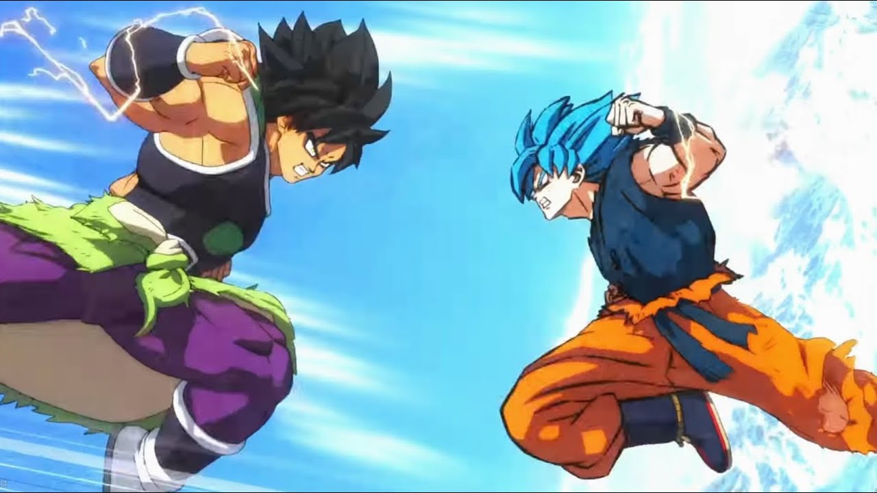 Broly SSJ Blue Hair vs Ultra Instinct Goku - wide 7