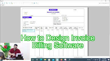 Bill or Invoice template edit option in Raintech POS Billing software