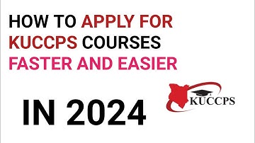 HOW TO APPLY FOR KUCCPS COURSES FASTER AND EASIER IN 2024 #kuccps