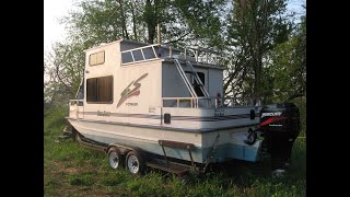 Nomad Sea Ark Voyager Trailerable Houseboat INTERIOR Tour