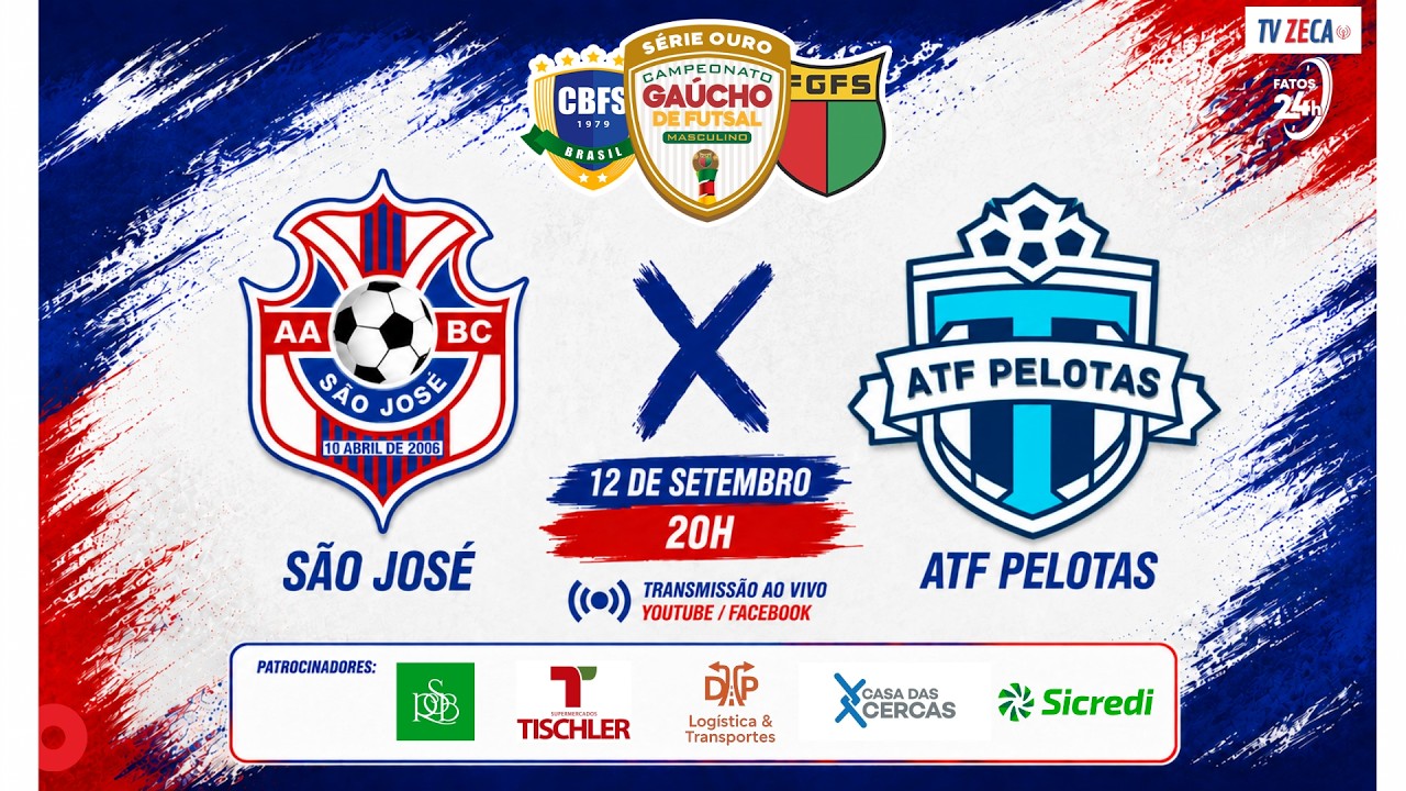 SÃO JOSÉ x ATF PELOTAS | SÉRIE OURO DE FUTSAL GAÚCHO 2026