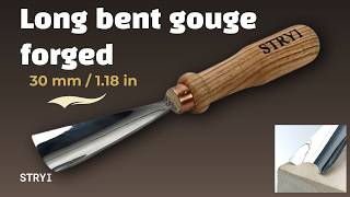 STRYI Gouge #8 Profile | Professional Wood Carving Tool for Deep Relief & Spoon Carving