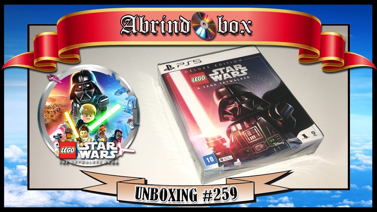 UNBOXING LEGO STAR WARS THE SKYWALKER SAGA PS5 DELUXE EDITION 