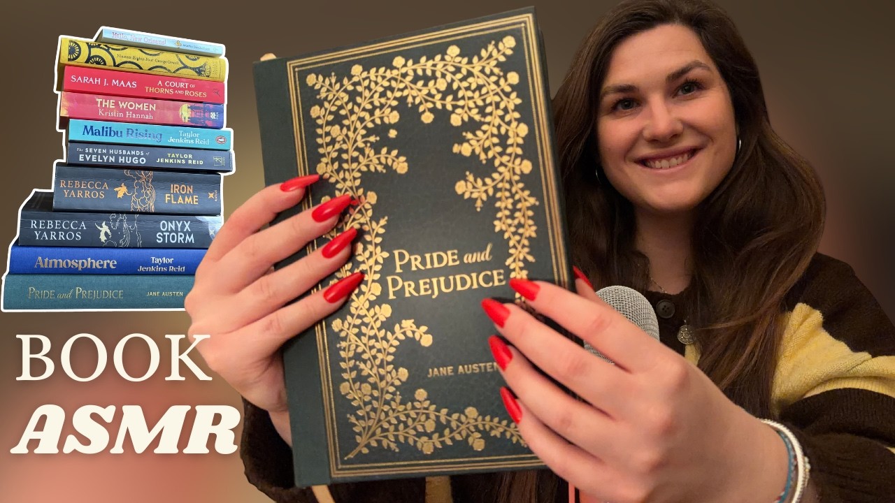 ASMR Tapping & Scratching on Books for 1 Hour 📚