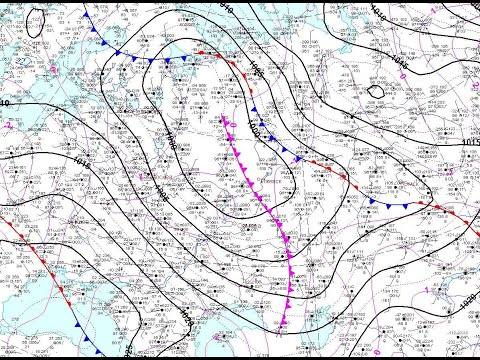 Учимся читать метеорологический код и наносить его на погодную карту | Читаем КН-101