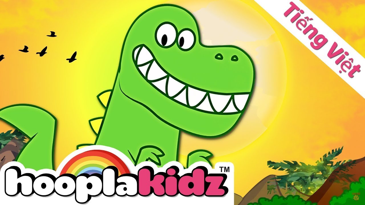 ⁣HooplaKidz Tiếng Việt | Bài hát khủng long |  Bài Hát Thiếu Nhi | HooplaKidz Vietnamese