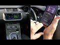 How to Play music from a mobile through the bluetooth audio system in a 2018 Range Rover Evoque