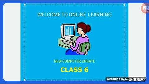 class 6 computer Lesson 4 part 1