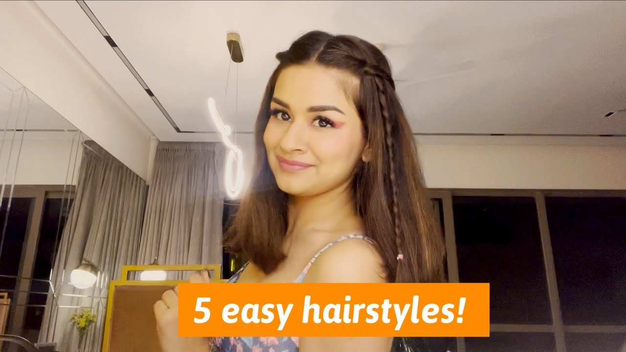 Download 5 hairstyles for short hair | #StyleWithAK | #DIY | Avneet Kaur