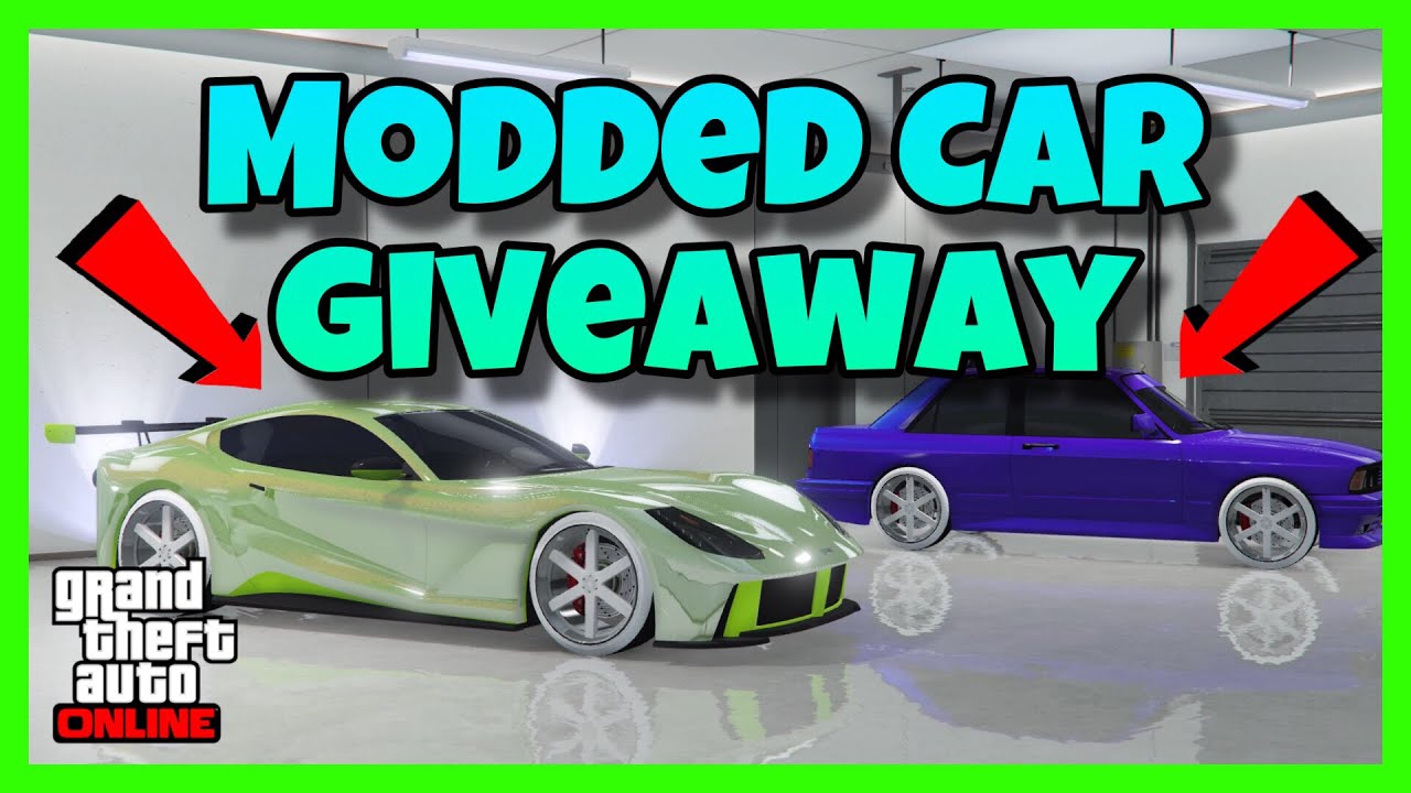 GTA ONLINE MODDED CAR GIVEAWAYGCTF GLITCH (PS4 ONLY) YouTube