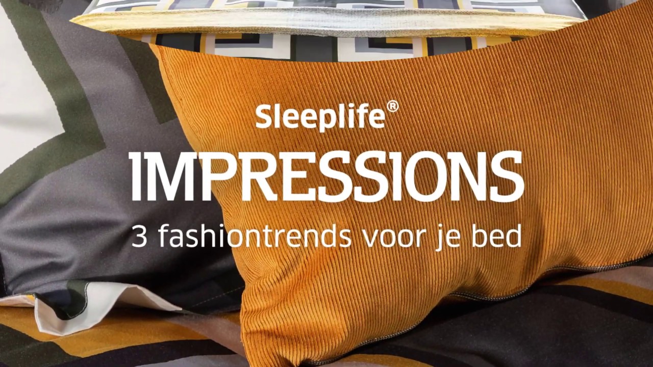 Sleeplife® textielthema’s najaar 2019 | 3 fashiontrends voor je bed