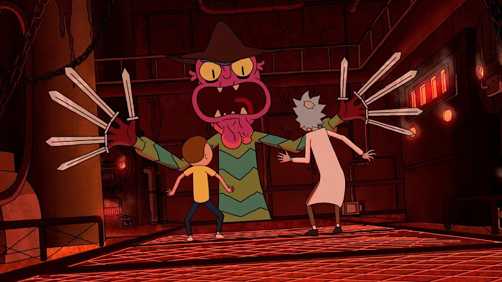 "Rick and morty" S01E02 You can run, but you can't hide Bitch!