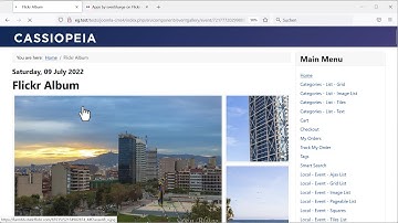 Event Gallery - Use Flickr images on your website