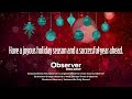 Happy Holidays from the Observer Media Group