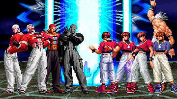 [KOF Mugen] Yashiro Nanakase Team vs Orochi Chris Team