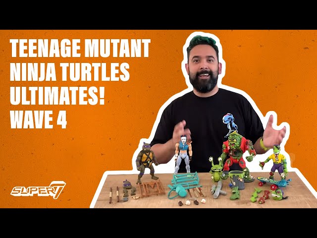 Teenage Mutant Ninja Turtles ULTIMATES! Wave 1 Set of 4 Figures