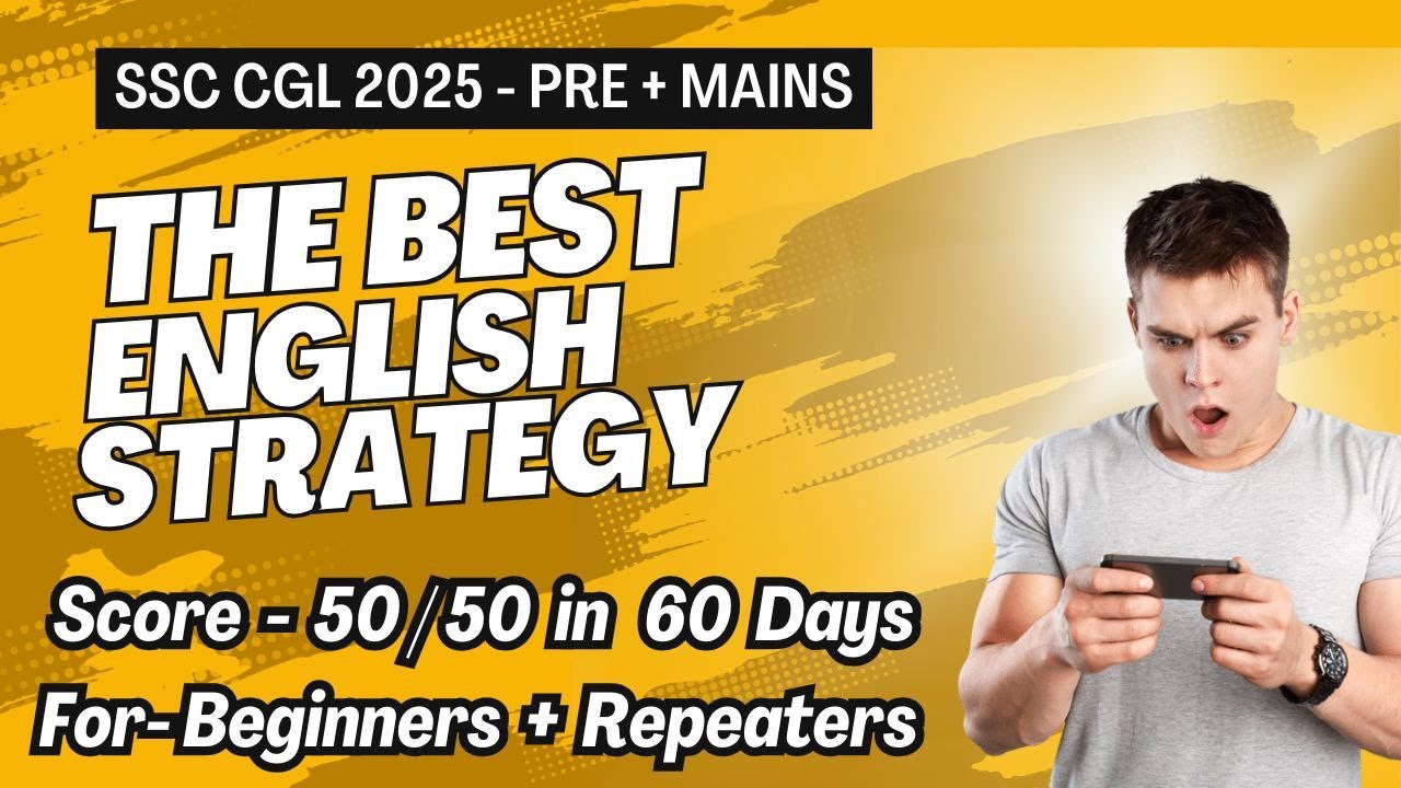 How to Score 50/50 in SSC CGL English?Complete Study Plan for Beginners ...