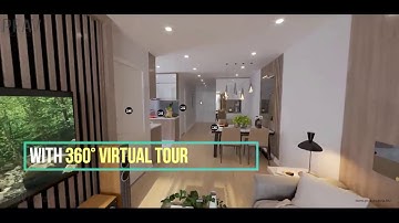 360 Virtual Tour Rendering of residential Apartment.
