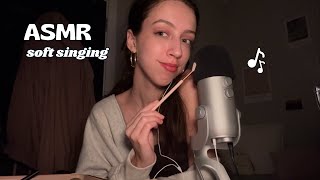 asmr singing you to sleep (soft singing) ✨