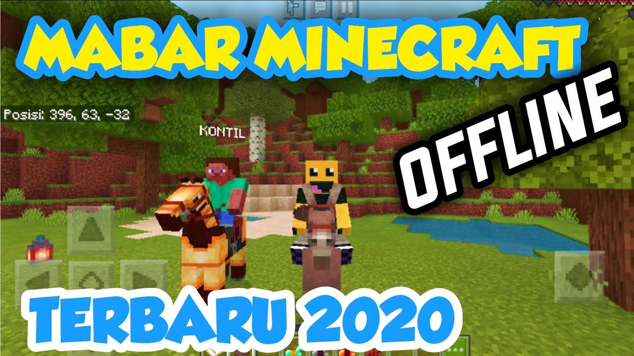Cara bermain minecraft bersama teman secara OFFLINE