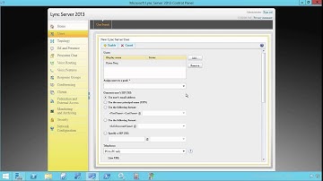 LY06 - Enabling Lync User using Lync Server 2013 Control Panel