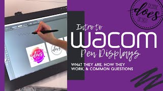 Intro to Wacom Pen Displays (Cintiq Pro 24 with Ergo Stand - Cintiq 16 with Adjustable Stand demo)