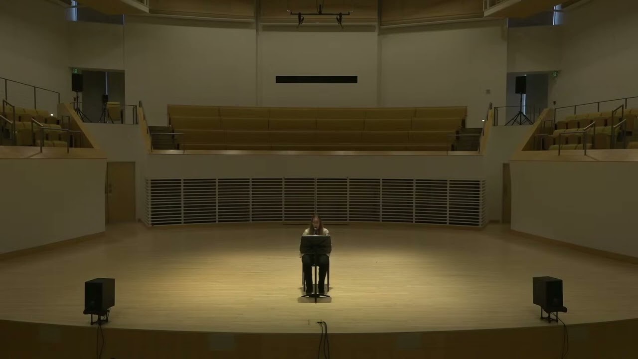 Liveoak for solo clarinet by Tyler Kline (performed by Mandi Bearjar, Penn State University)