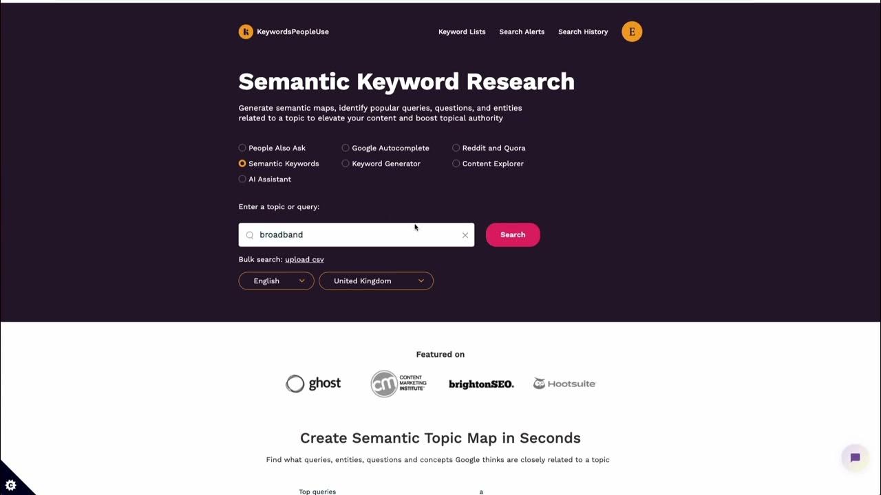 How to do semantic keyword research? - YouTube