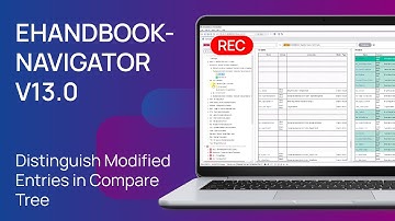 EHANDBOOK V13.0 – Distinguish Modified Entries in Compare Tree