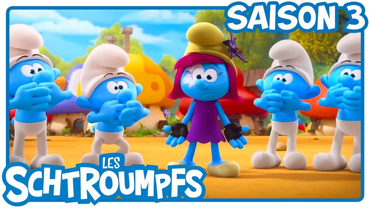 Silence chez les Schtroumpfs • Les Schtroumpfs 3D • Dessins animés pour enfants