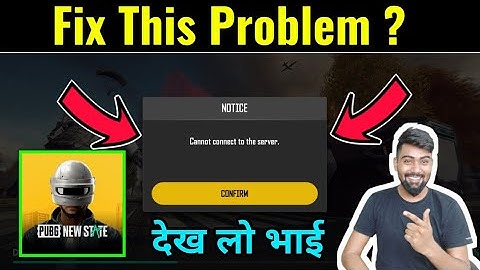 how to FIX cannot connect to the server | Pubg New State cannot connect to the server problem