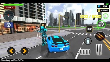 Bus Robot Car Transform War – Police Robot games #02 - Android Gameplay
