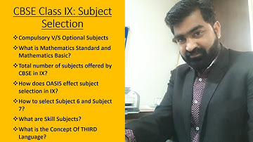 CBSE IX Data Filling, Subject Selection, STANDARD/BASIC Maths, 6th & 7th Subjects I SANGRAM SINGH