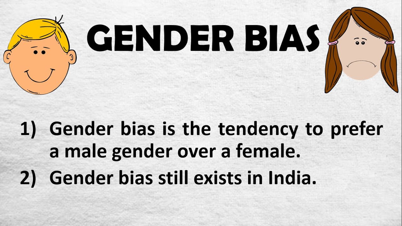 research questions on gender bias