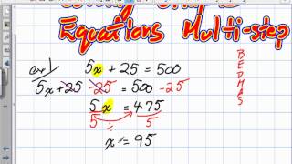 Famous Solving Simple Equations, Multi Step Grade 9 Academic Lesson 4 2 10 1 13) Profile