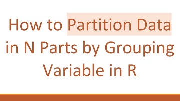 How to Partition Data in N Parts by Grouping Variable in R