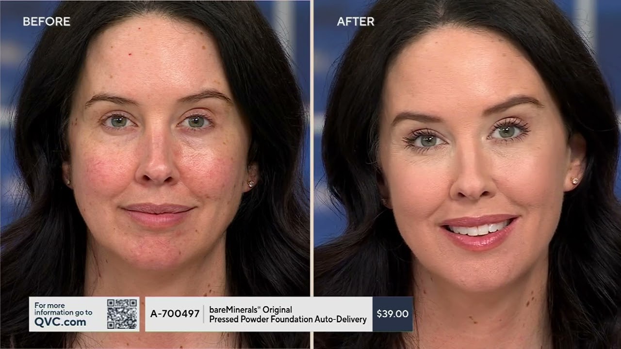bareMinerals Original Pressed Powder Foundation Auto-Delivery on QVC